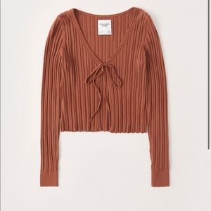 Abercrombie & Fitch Tie-Front Cardigan